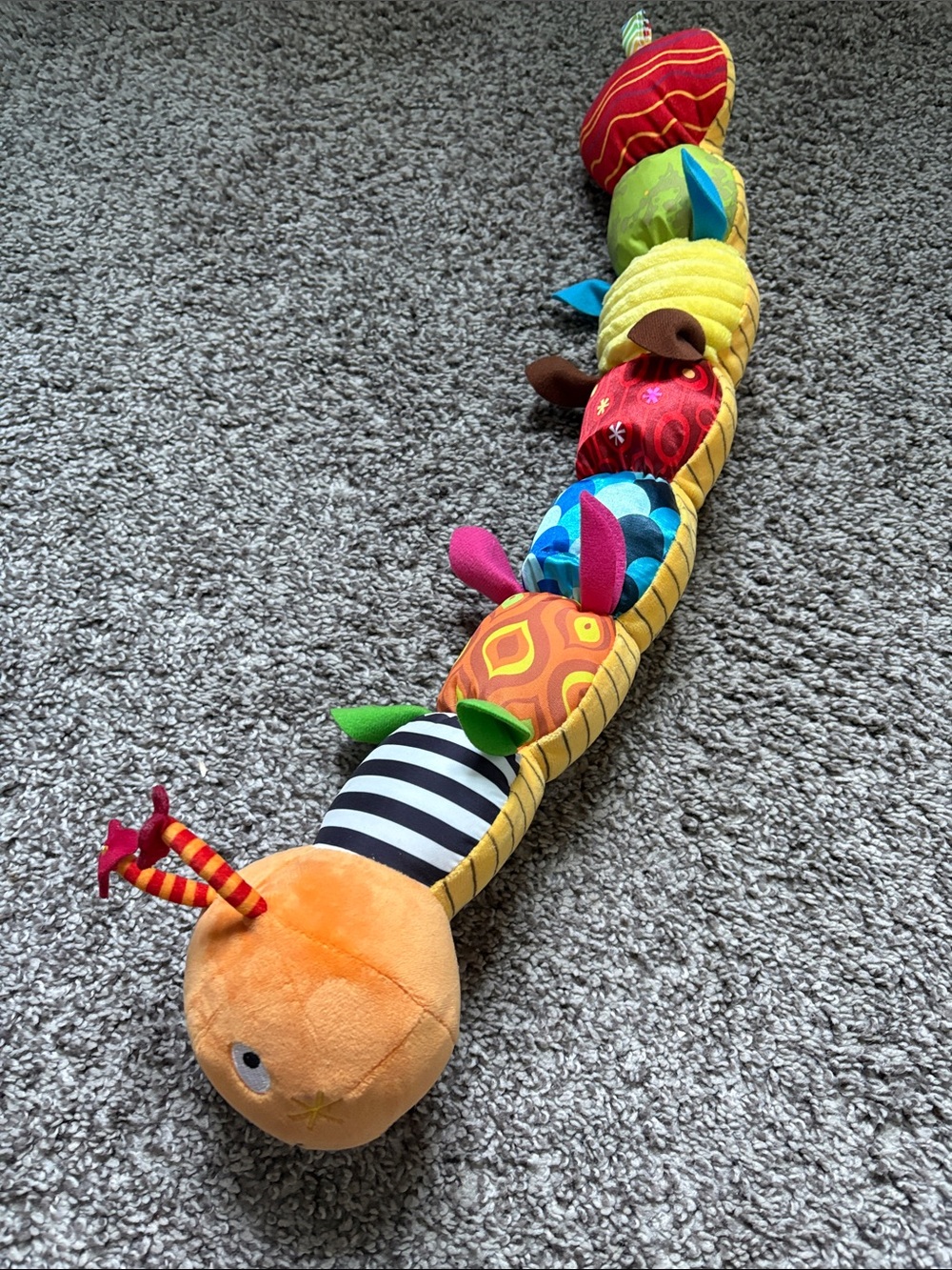 Plush Multicolor Caterpillar Soft Toy for Kids